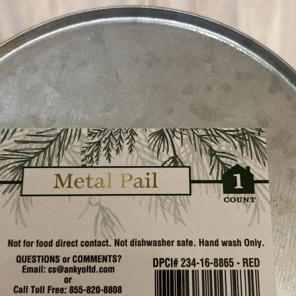 Target BP Christmas Tree Farm Metal Pail